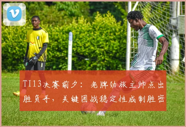 TI13决赛前夕：老牌劲旅主帅点出胜负手，关键团战稳定性成制胜密码